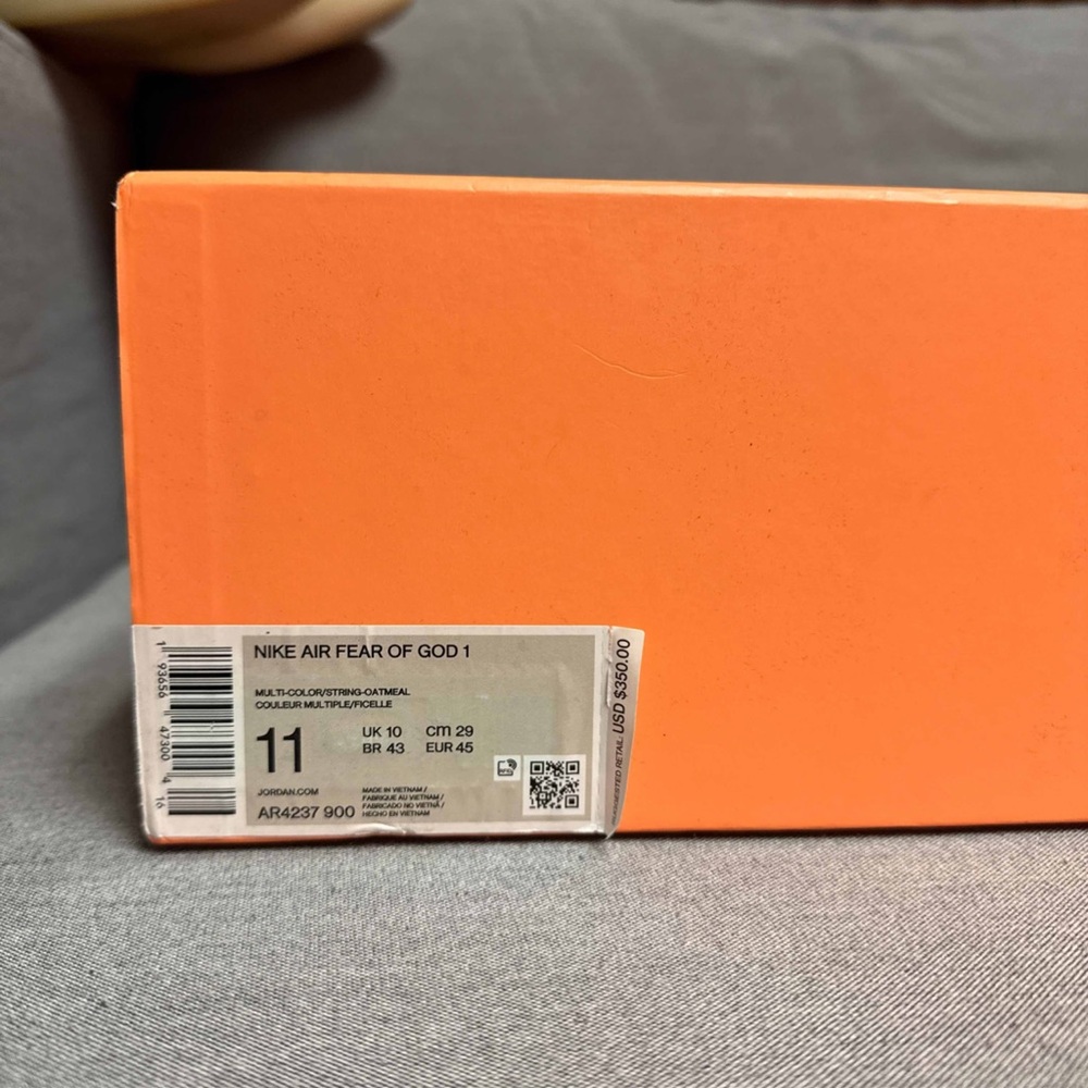 Nike Fear Of God 1 oatmeal - Picture 9 of 9